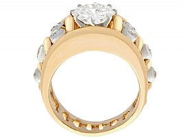 French Diamond and Gold Ring Antique