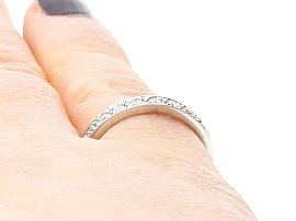 1960s Full Eternity Ring Wearing Finger