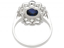 Blue Sapphire Cabochon Ring