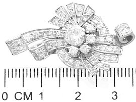 Art Deco Diamond Earrings UK Ruler