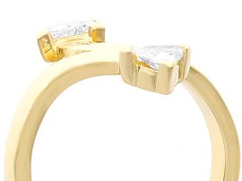 Vintage Trillion Cut Diamond Ring UK