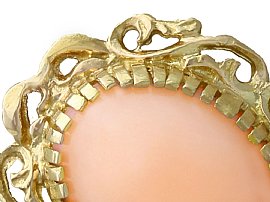 Vintage Coral Stud Earrings 