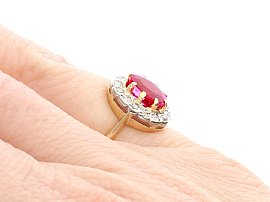 Vintage Ruby Dress Ring
