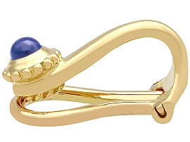 Cartier Sapphire Earrings in Gold