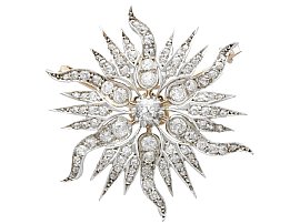Victorian Diamond Pendant / Brooch