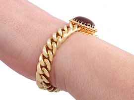 Gold Bracelet UK being worn