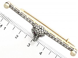 Antique Diamond Fox Brooch Pin