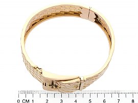 Antique Yellow Gold Buckle Bangle