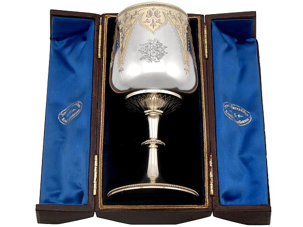 Antique English Silver Goblet
