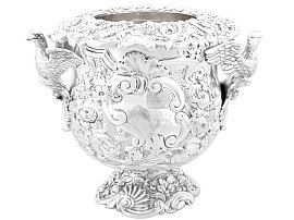 Sterling Silver Wine Cooler - Antique George III; C5407