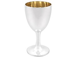 Victorian English Sterling Silver Goblet