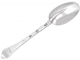 Silver Trefid Spoon Antique James II