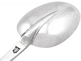 Silver Trefid Spoon Underside