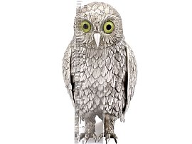 Sterling Silver Owl Ornament Size