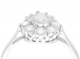vintage 1940s diamond cluster ring