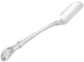 Victorian Silver Cheese Scoop