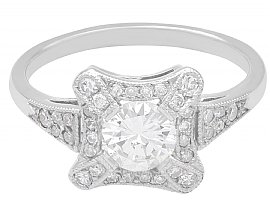 Engagement Ring with Antique Diamonds