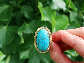 1960s Turquoise Ring 