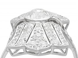 Art Deco diamond dress ring