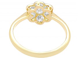 Floral Diamond Ring Antique