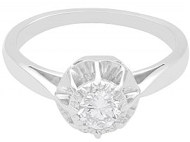 Gold Diamond Engagement Ring 