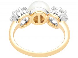 Trilogy Ring with Pearl