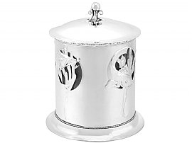 Sterling Silver Biscuit Box 
