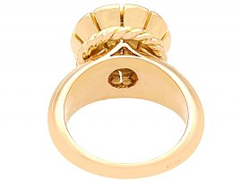 Yellow Gold Art Deco Diamond Solitaire Ring