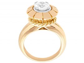  French Diamond Solitaire Ring