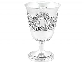 Sterling Silver Small Goblet UK 