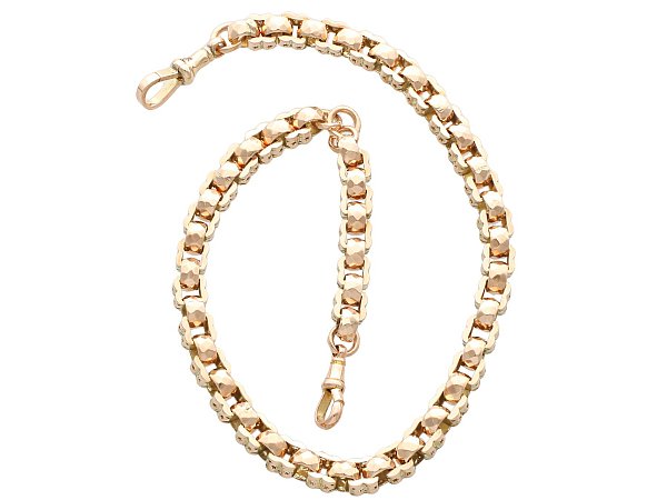 Gold Albert Chain Bracelet