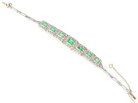 Emerald and Diamond Bracelet UK