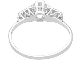 Back Of 7 Stone Diamond Engagement Ring