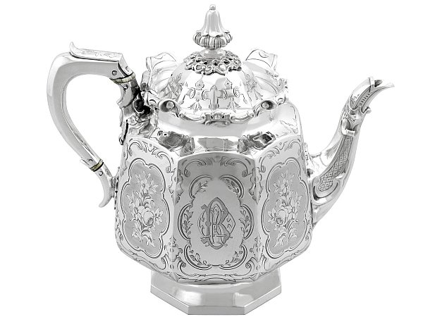 19th Century Silver Teapot