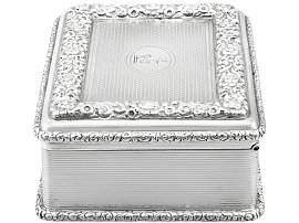Large Silver Table Snuff Box