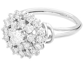 Cluster Diamond Ring Vintage For Sale 