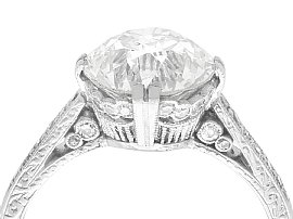 G Colour Diamond Engagement Ring Platinum 