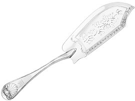19th Century Sterling Silver Fish Slice by Paul Storr; C7472