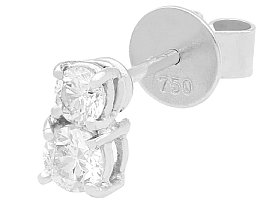 0.84 Carat Diamond Earrings UK