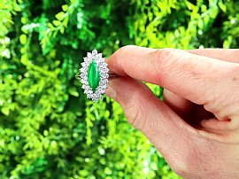 Antique Jade Ring Natural light