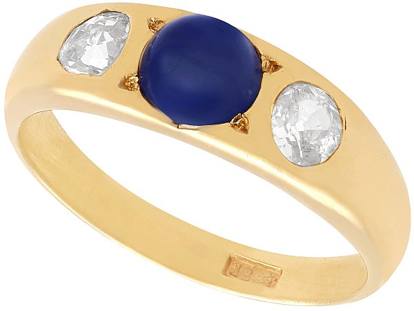 Basaltic Blue Sapphire Ring UK