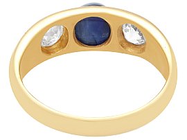 Vintage Basaltic Sapphire Ring