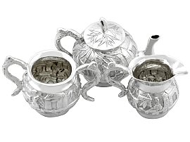 Miniature Silver Tea Set