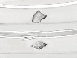 Chunky Peridot Ring in Platinum