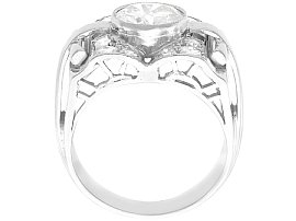 Chunky Art Deco Diamond Ring