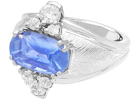 Ceylon Sapphire Dress Ring UK