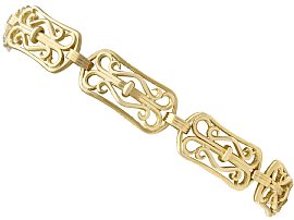 Art Nouveau 18 ct Yellow Gold Bracelet