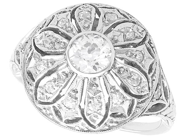 1920s Circular Diamond Ring for Sale 