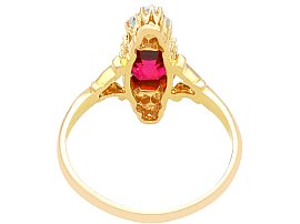 Antique Ladies Gold Garnet Ring for Sale UK