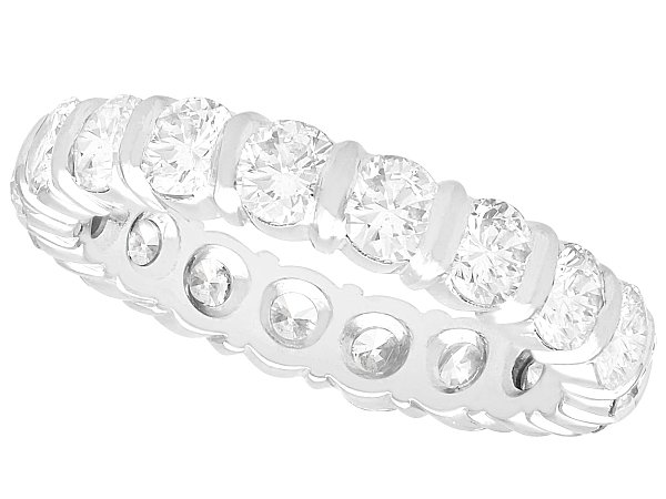 1950s Eternity Ring in White Gold